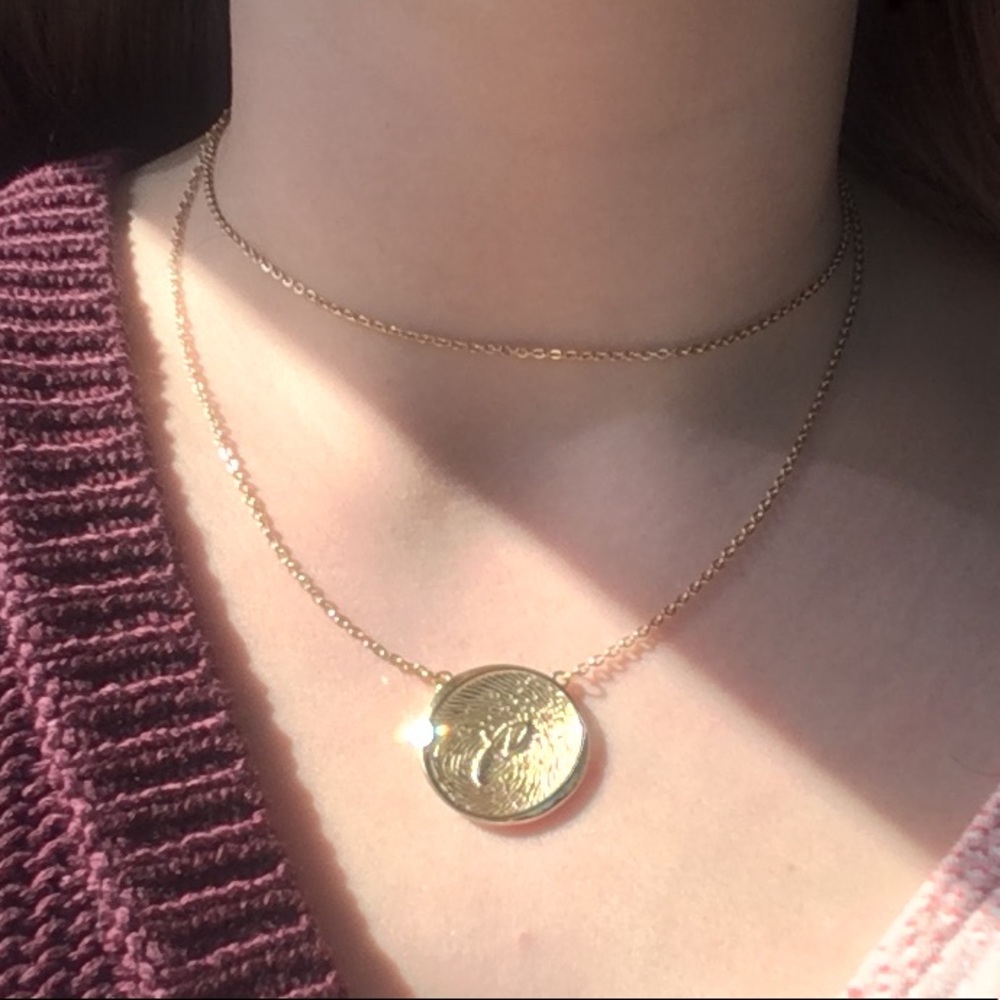 14K gold plated necklace